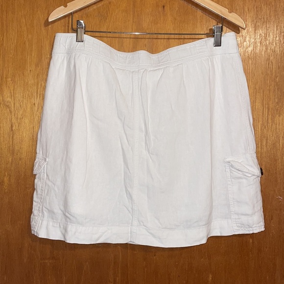 •CROFT & BARROW• WHITE LINEN BLEND SKORT. SIZE 16 EUC - Picture 3 of 6